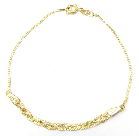 Pulseira Folheada em Ouro Amarelo