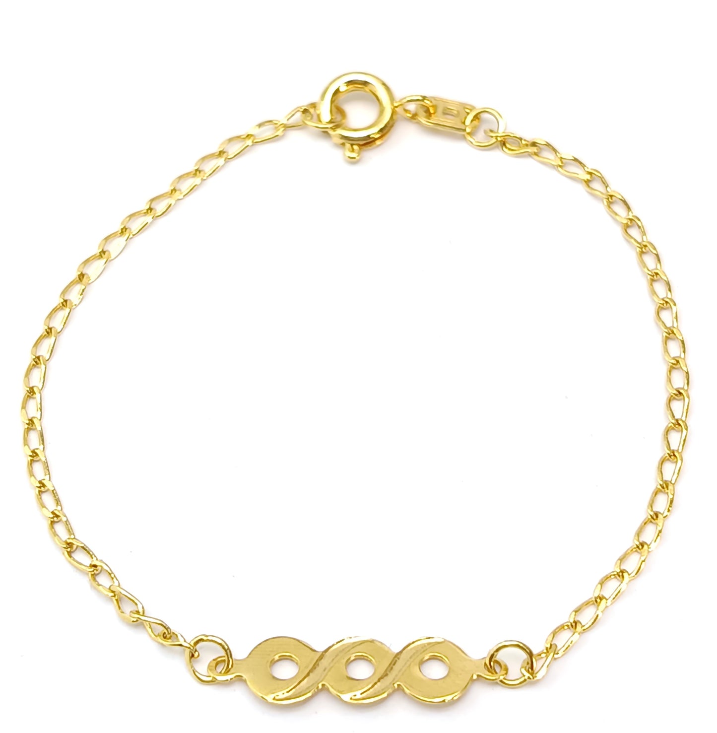 Pulseira Folheada em Ouro Amarelo