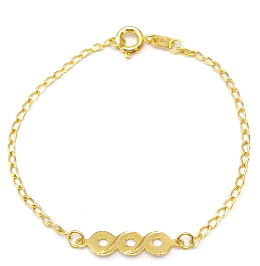 Pulseira Folheada em Ouro Amarelo