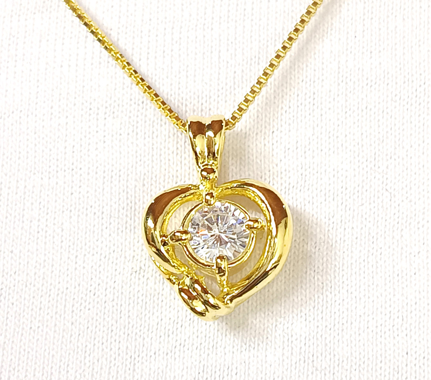 Pingente Folheado em Ouro Amarelo