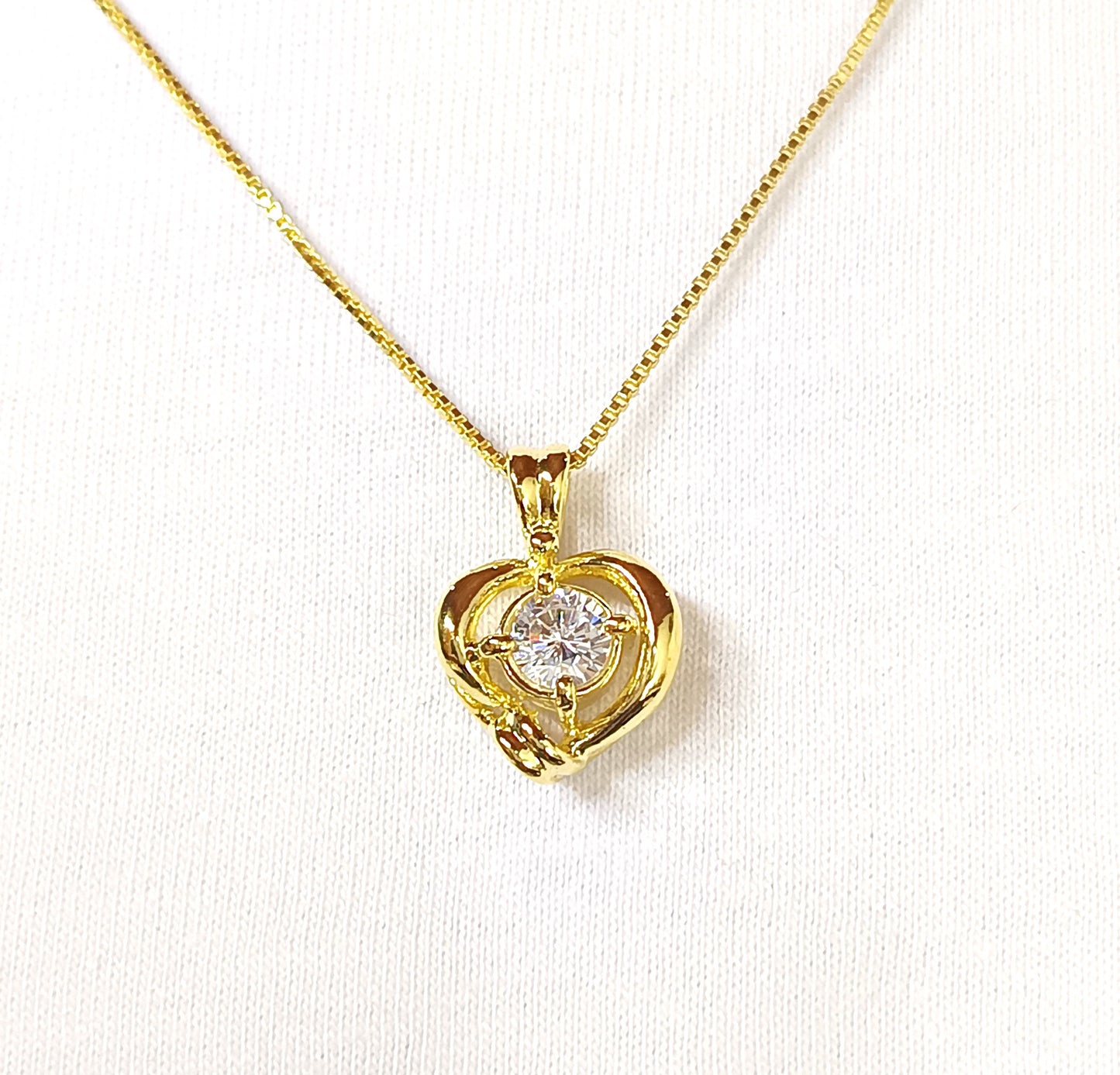 Pingente Folheado em Ouro Amarelo