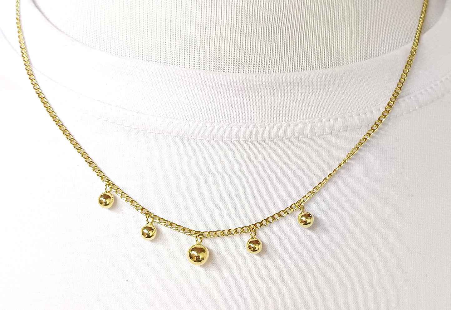 Gargantilha Folheada em Ouro Amarelo