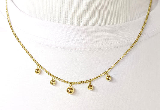 Gargantilha Folheada em Ouro Amarelo