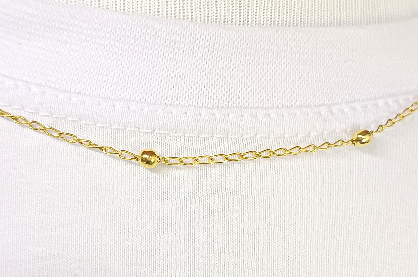 Gargantilha Folheada em Ouro Amarelo