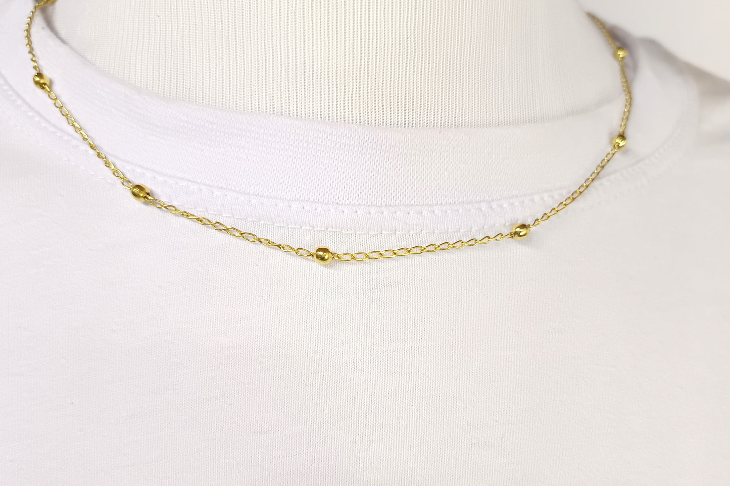 Gargantilha Folheada em Ouro Amarelo