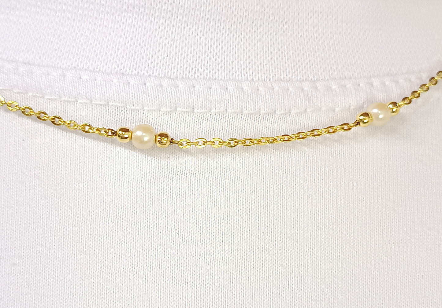 Gargantilha Folheada em Ouro Amarelo