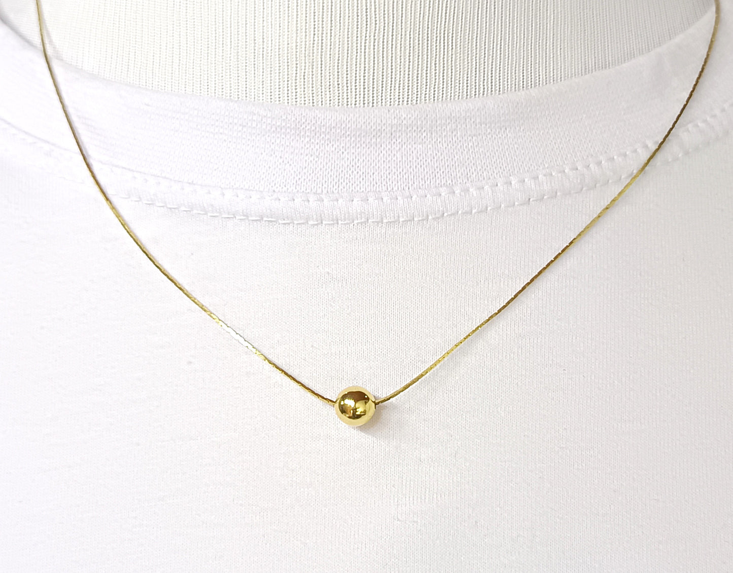 Gargantilha Folheado em Ouro Amarelo