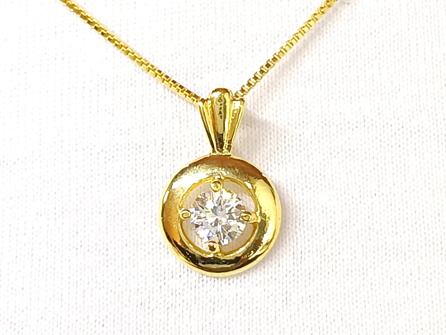 Pingente Folheado em Ouro Amarelo