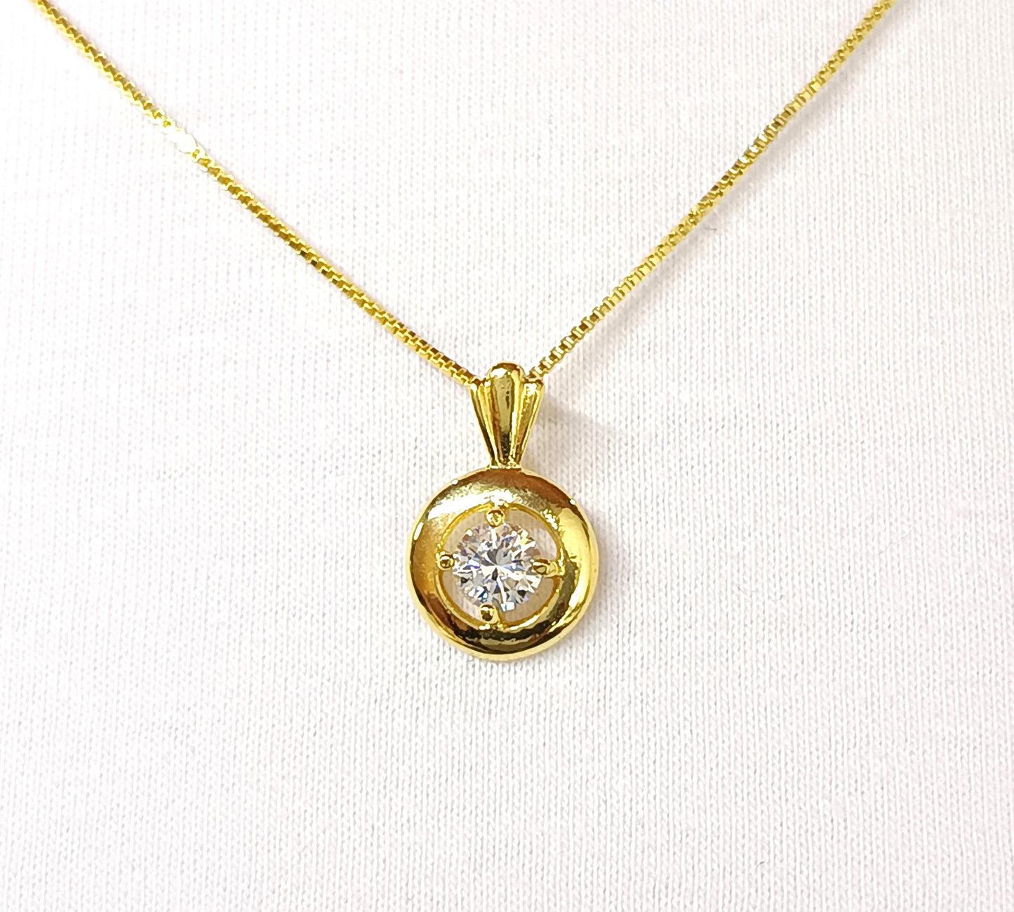 Pingente Folheado em Ouro Amarelo