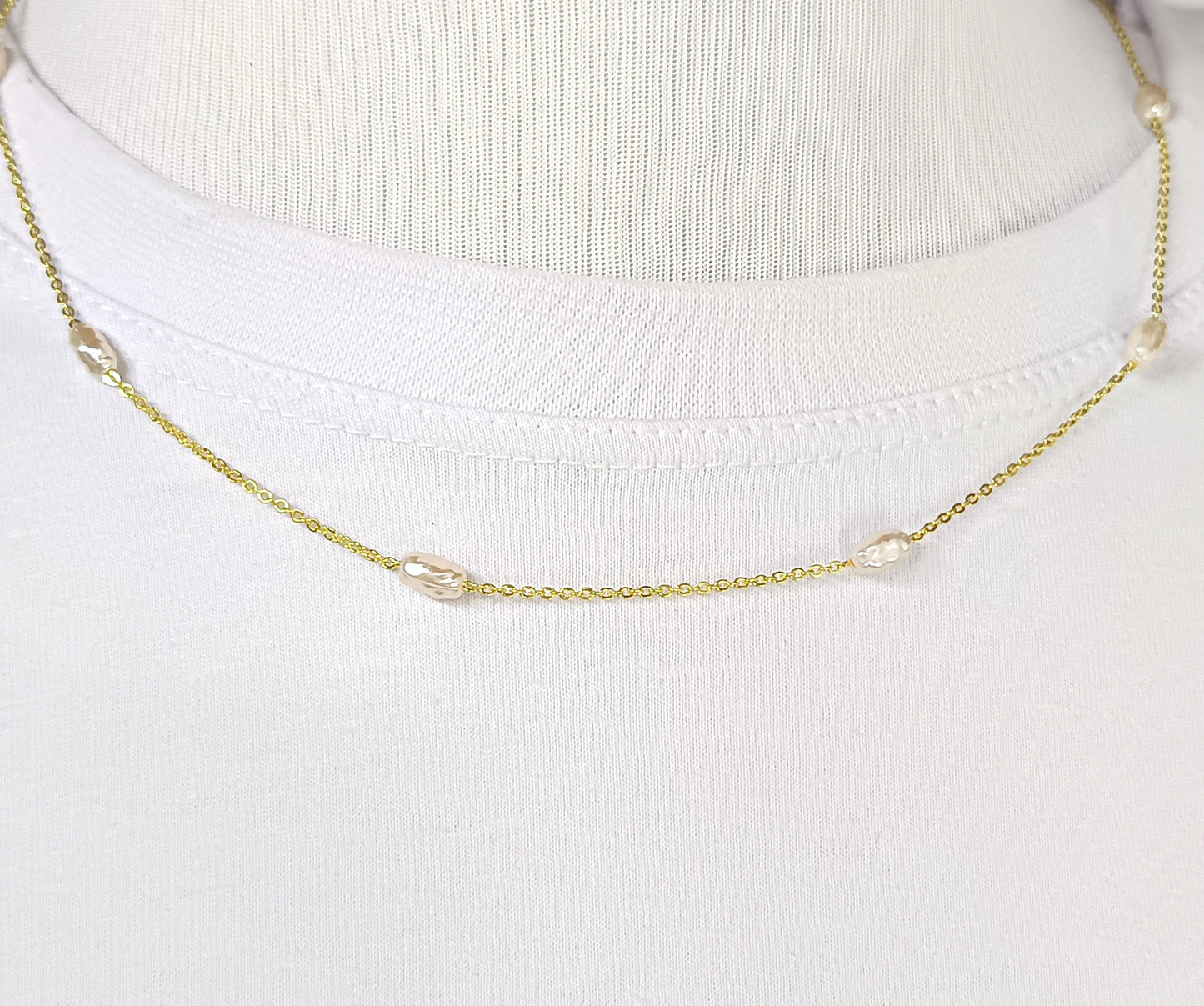 Gargantilha Folheada em Ouro Amarelo