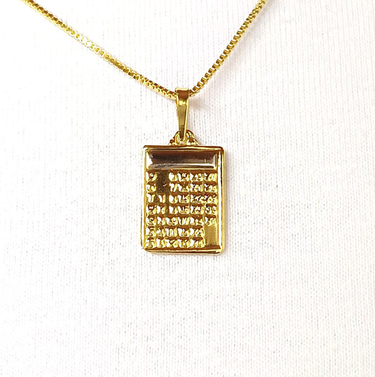 Pingente Folheado em Ouro Amarelo