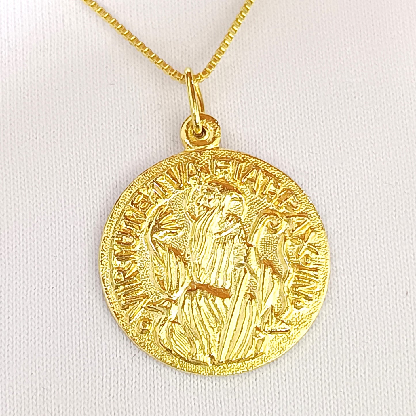 Pingente Folheado em Ouro Amarelo
