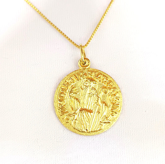 Pingente Folheado em Ouro Amarelo