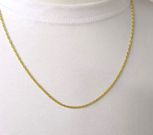 Corrente Folheada em Ouro Amarelo