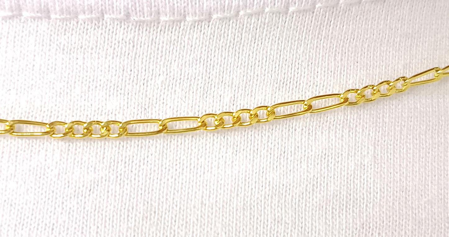 Corrente Folheada em Ouro Amarelo