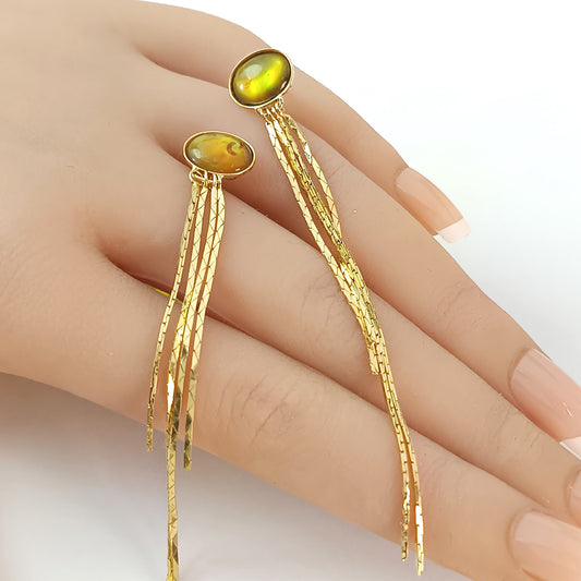 Brinco Folheado em Ouro Amarelo
