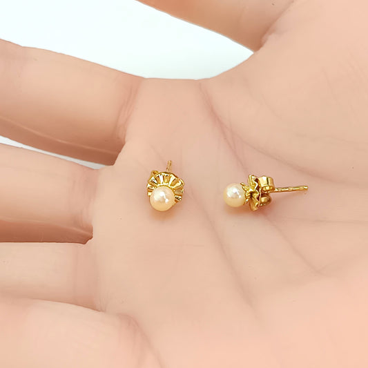 Brinco Folheado em Ouro Amarelo