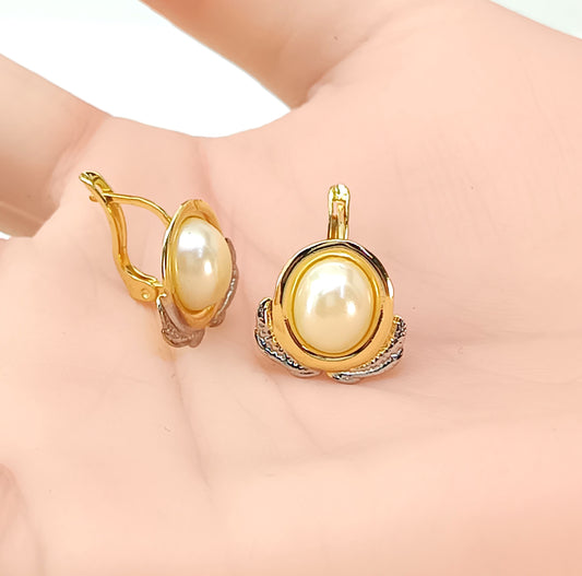 Brinco Folheado em Ouro Amarelo