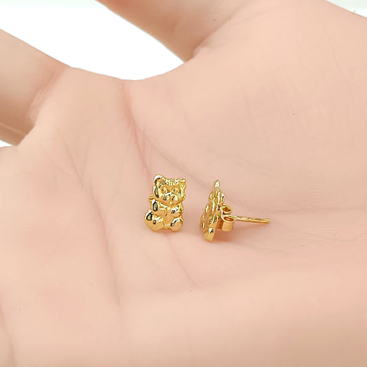 Brinco Folheado em Ouro Amarelo