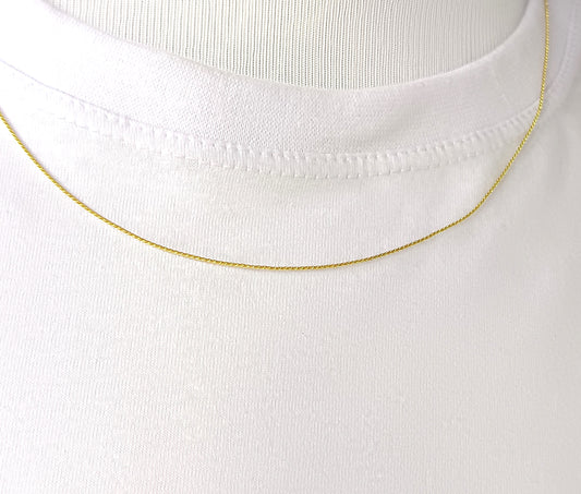 Corrente Folheada em Ouro Amarelo