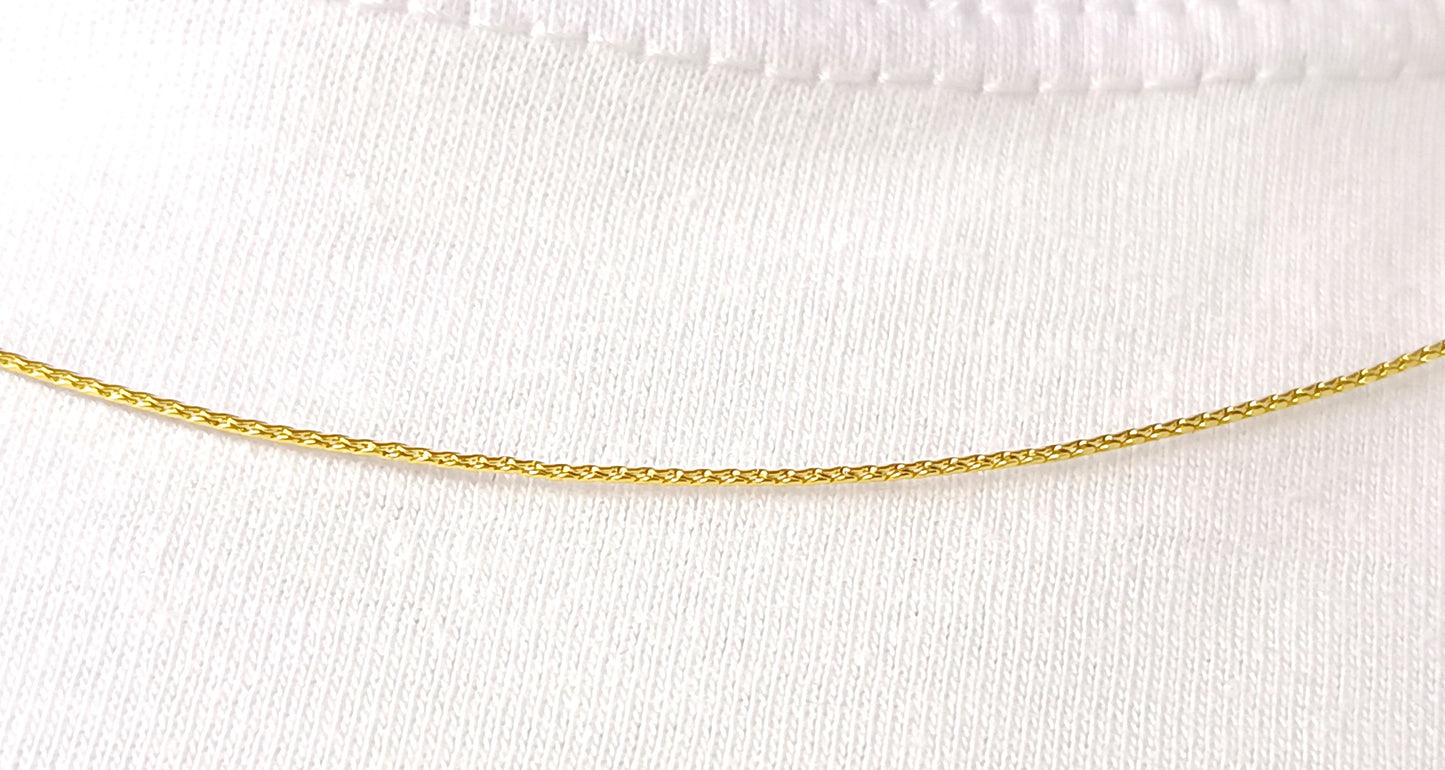 Corrente Folheada em Ouro Amarelo