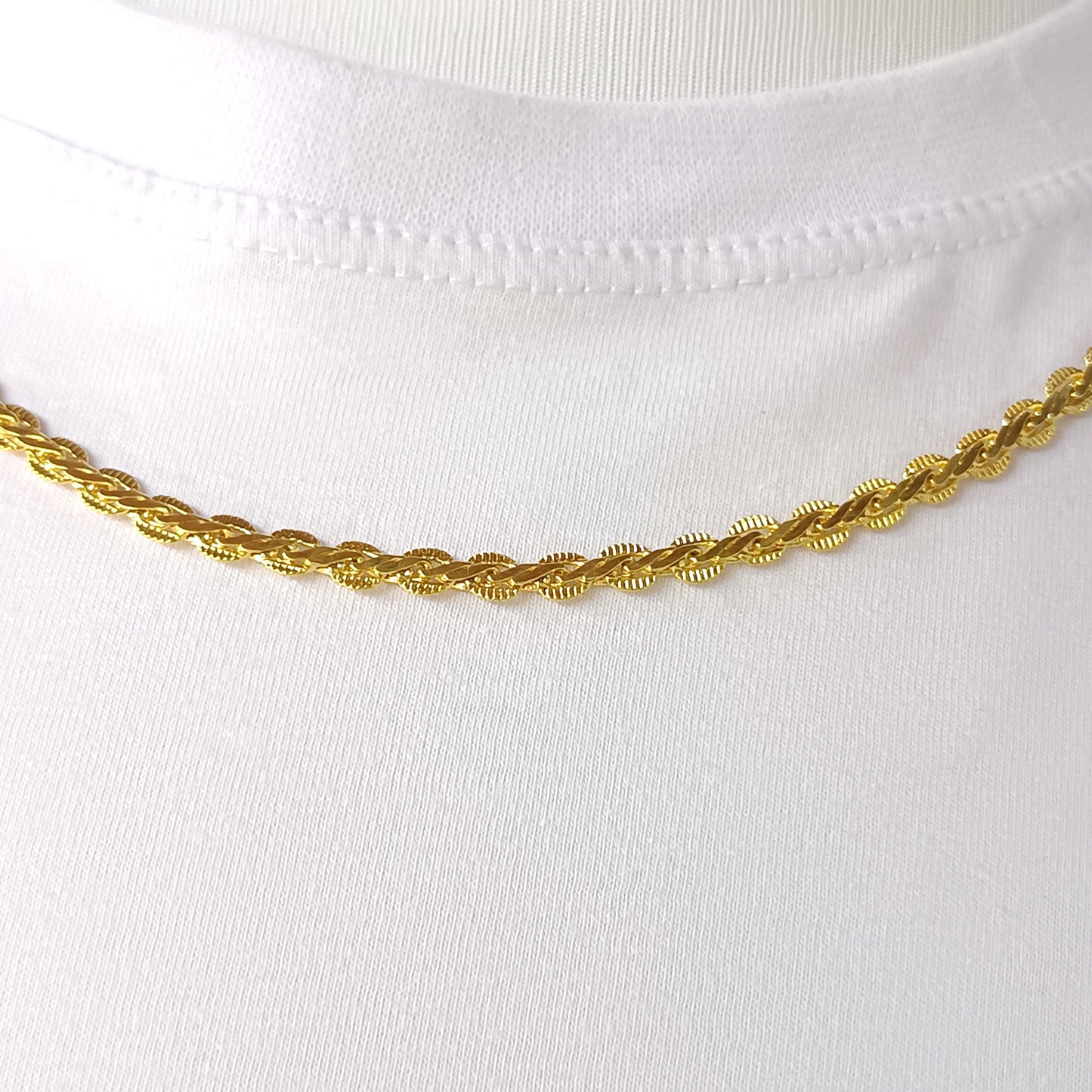Corrente Folheada em Ouro Amarelo