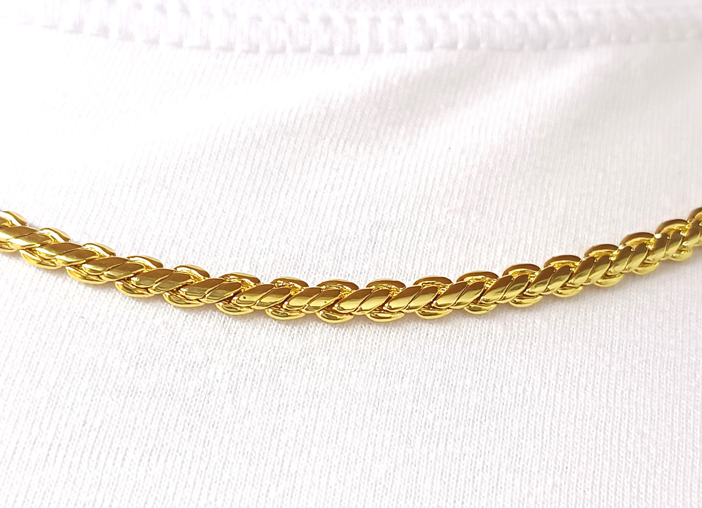 Corrente Folheada em Ouro Amarelo