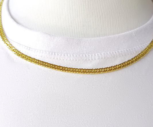 Corrente Folheada em Ouro Amarelo