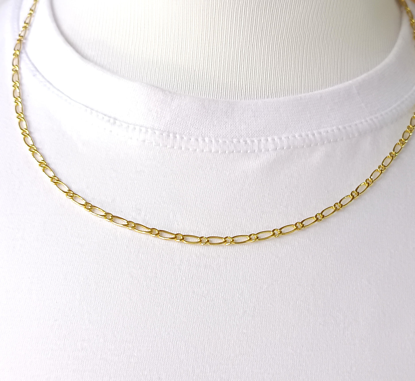 Corrente Folheada em Ouro Amarelo