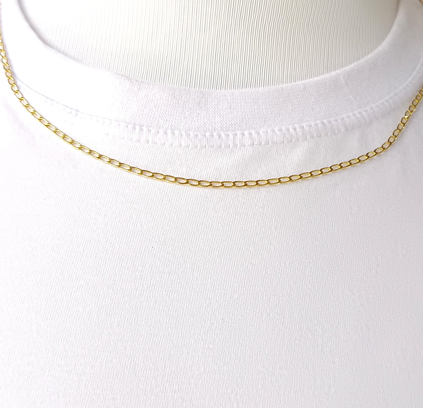 Corrente Folheada em Ouro Amarelo