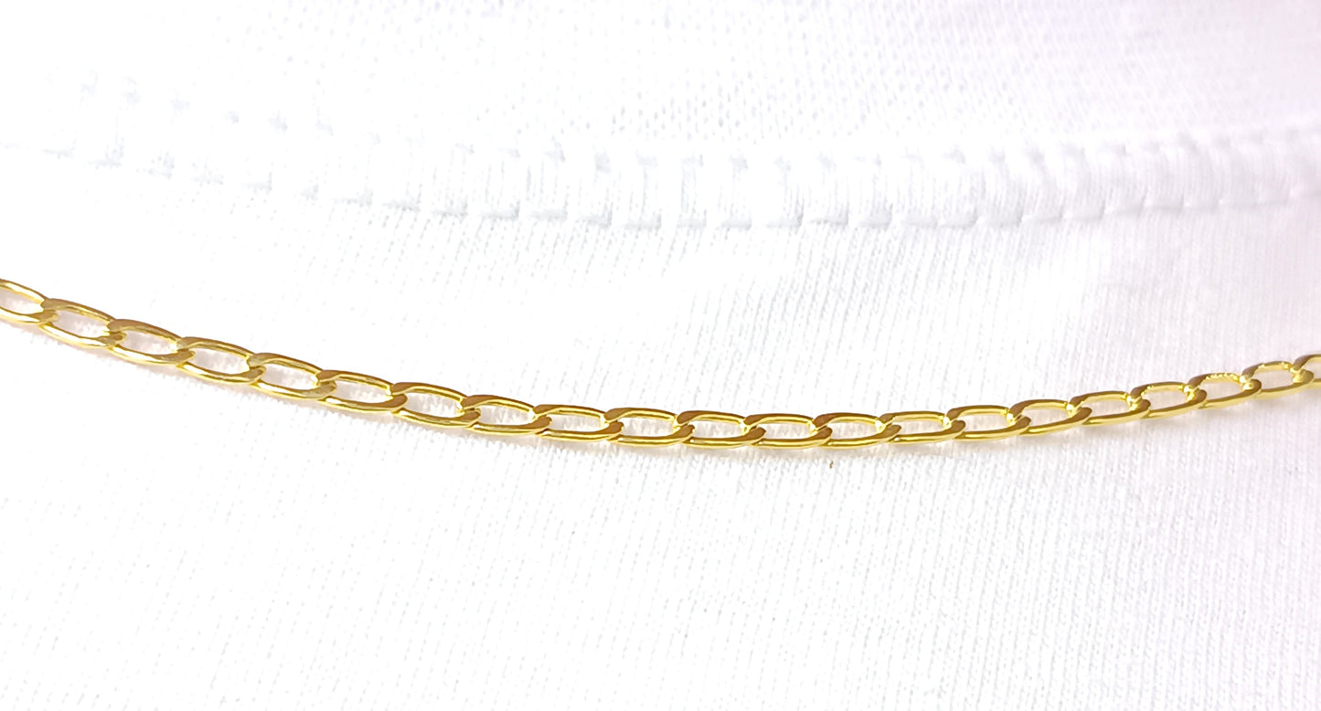 Corrente Folheada em Ouro Amarelo