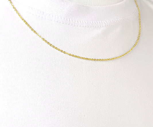 Corrente Folheada em Ouro Amarelo