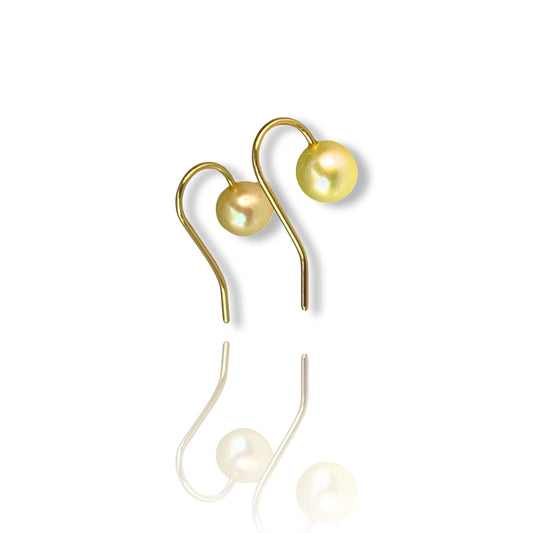 Brincos em Ouro com Pérolas