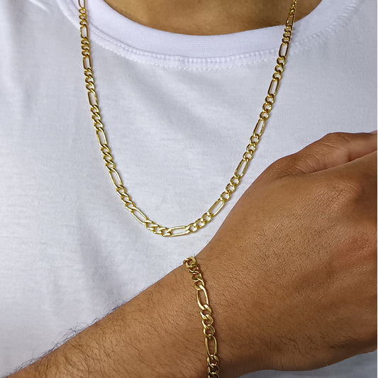 Conjunto Folheado em Ouro Amarelo - 0478