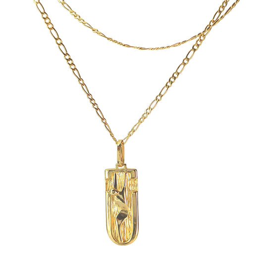 Conjunto Folheado em Ouro Amarelo - 0484