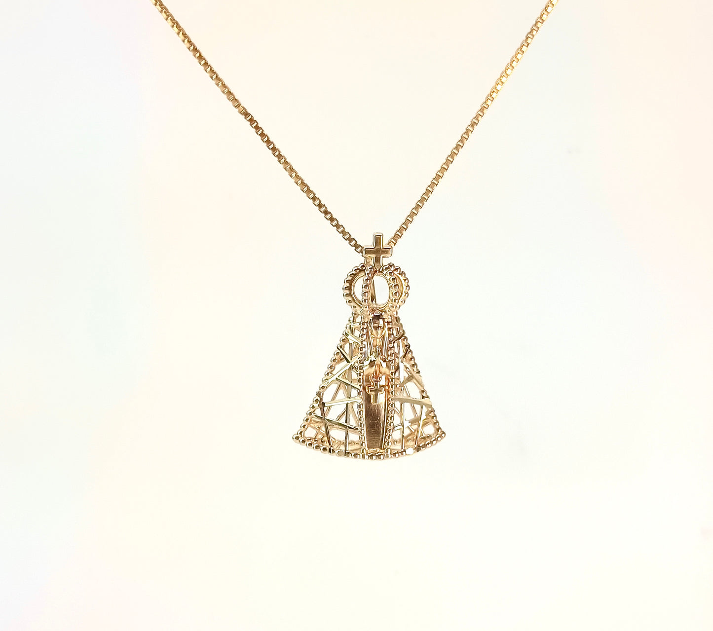 Pingente de Ouro 18k Nossa Senhora Aparecida