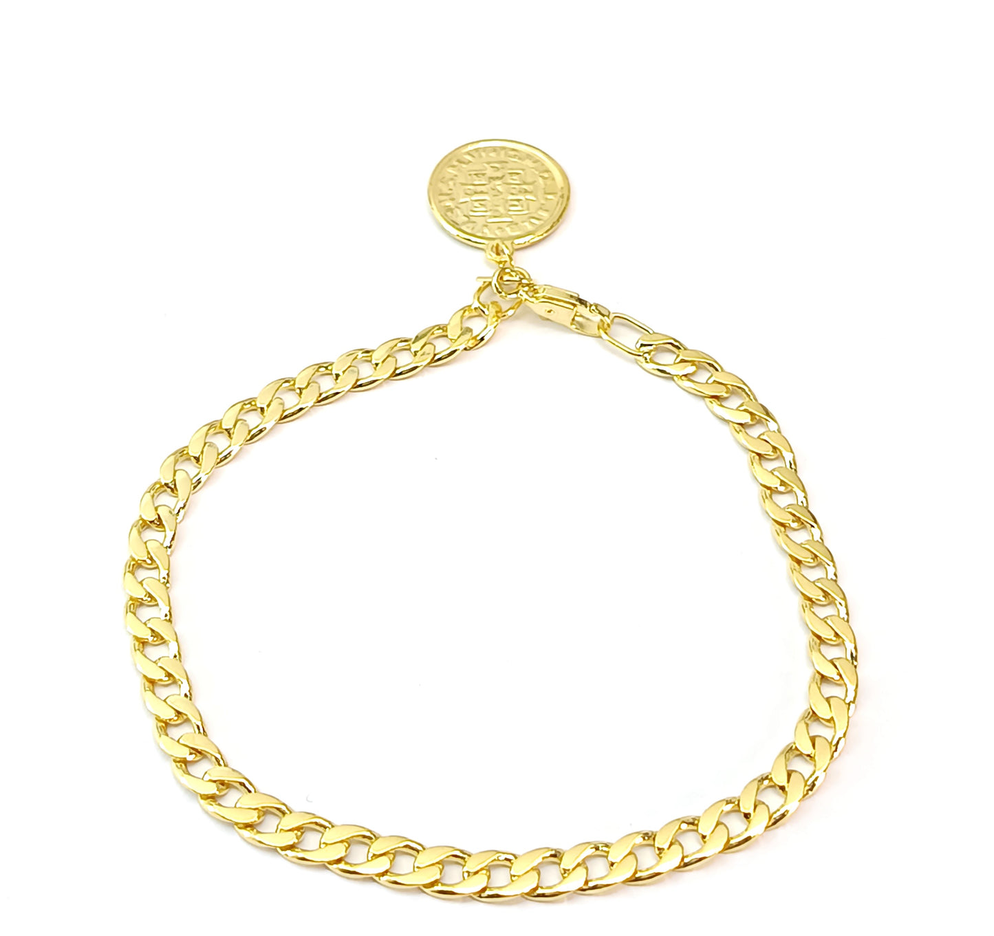 Pulseira Folheada em Ouro Amarelo