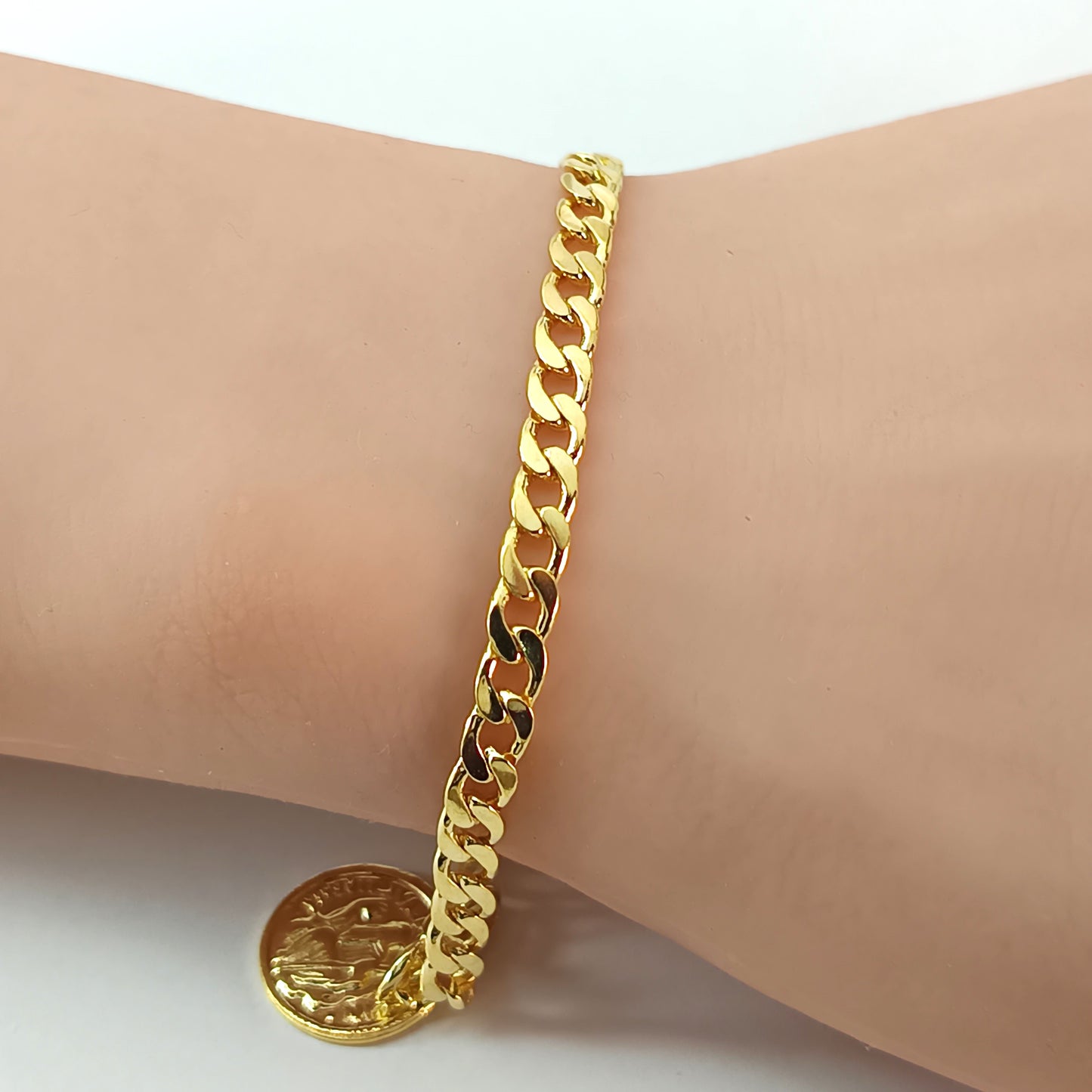 Pulseira Folheada em Ouro Amarelo
