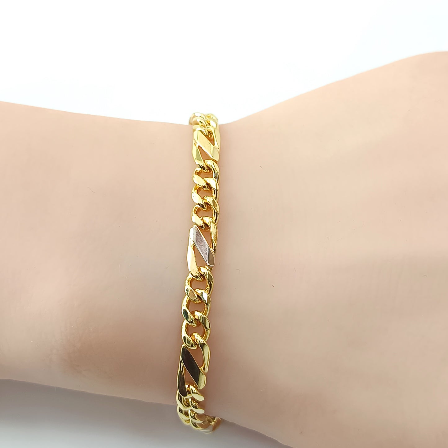 Pulseira Folheada em Ouro Amarelo