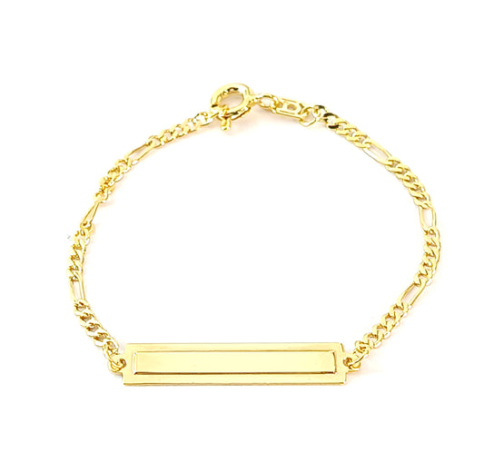 Pulseira Folheada em Ouro Amarelo