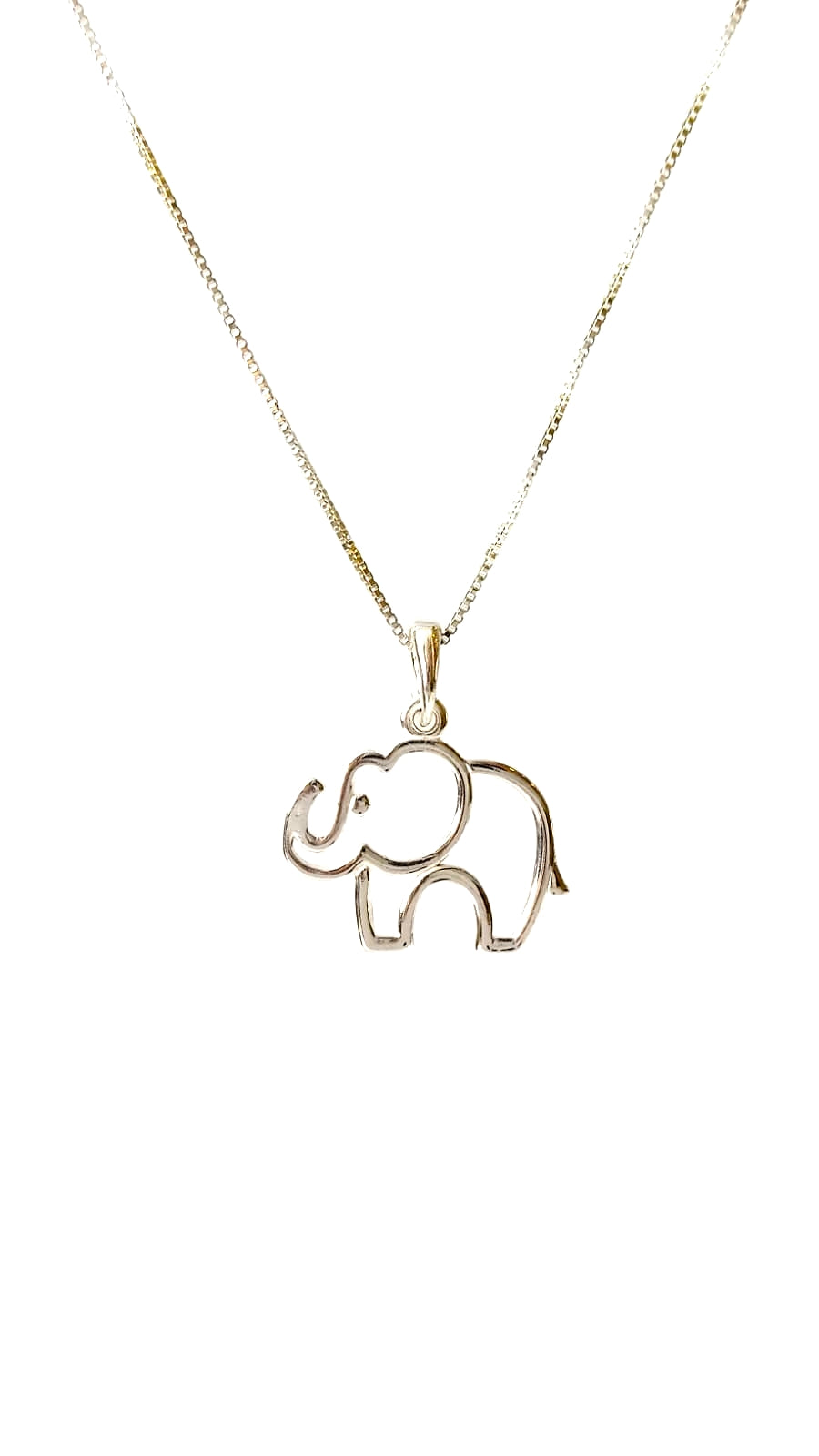 Gargantilha Elefante em Prata